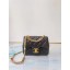 Luxury Chanel flap bag Lambskin Resin & Gold-Tone Metal AS2379 Black JK3549QT69