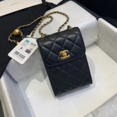 AAA Chanel Original Small classic Sheepskin Shoulder Bag AP1448 black JK4086zK34