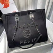 AAAAA Imitation Chanel 19SS Shopping bag A67001 black JK3473oT91