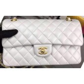 Chanel 2.55 Series Flap Bag OffWhite Sheepskin Leather A06375 Gold JK654hI90