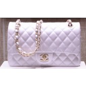 Chanel 2.55 Series Flap Bag Silver Original Caviar Leather A1112 Gold JK364PC54