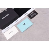 Chanel classic card holder Grained Calfskin & Gold-Tone Metal A31510 green JK1351oJ62
