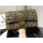 Chanel Original flap bag Twill soft A01112 gold JK3963DS71