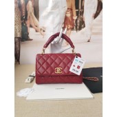Chanel Original Lather Flap Bag AS2044 red JK3890lq41