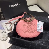 Chanel Original Small classic Sheepskin camera bag AS1511 pink JK4083pB23