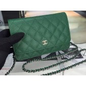 Copy 1:1 Chanel mini Flap Bag Cannage Pattern A8373 Green JK64xD64