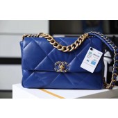 Fake Best Chanel 19 flap bag AS1161 blue JK3769Nk59