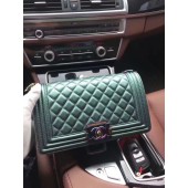 Imitation 2017 Chanel Leboy Original Deerskin Leather 67087 Green JK5568sJ18