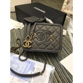 Imitation Chanel mini Vanity Case Original A93342 black JK4897QN34