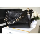 Knockoff Chanel gabrielle hobo bag A93824 black JK4207Bt18