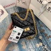Knockoff Chanel Small 2.55 Flap Bag AS1961 black JK3875ch31