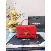 Knockoff Chanel small tote bag Sheepskin & Gold-Tone Metal AS2059 red JK3676eF76