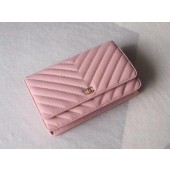 Knockoff Chanel V mini Flap Bag Chevron Sheepskin Leather A33814V Pink JK5660JF45