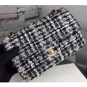 Replica Chanel Classic Flap Bag Original Fabric A1020 Black JK497Ac56