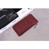 Replica Chanel classic pouch Grained Calfskin& silver-Tone Metal A84402 Burgundy JK1344TN94