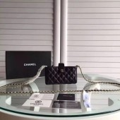 Replica Chanel Flap Sheepskin Mini Shoulder Bag 6759 black JK5325Hd81